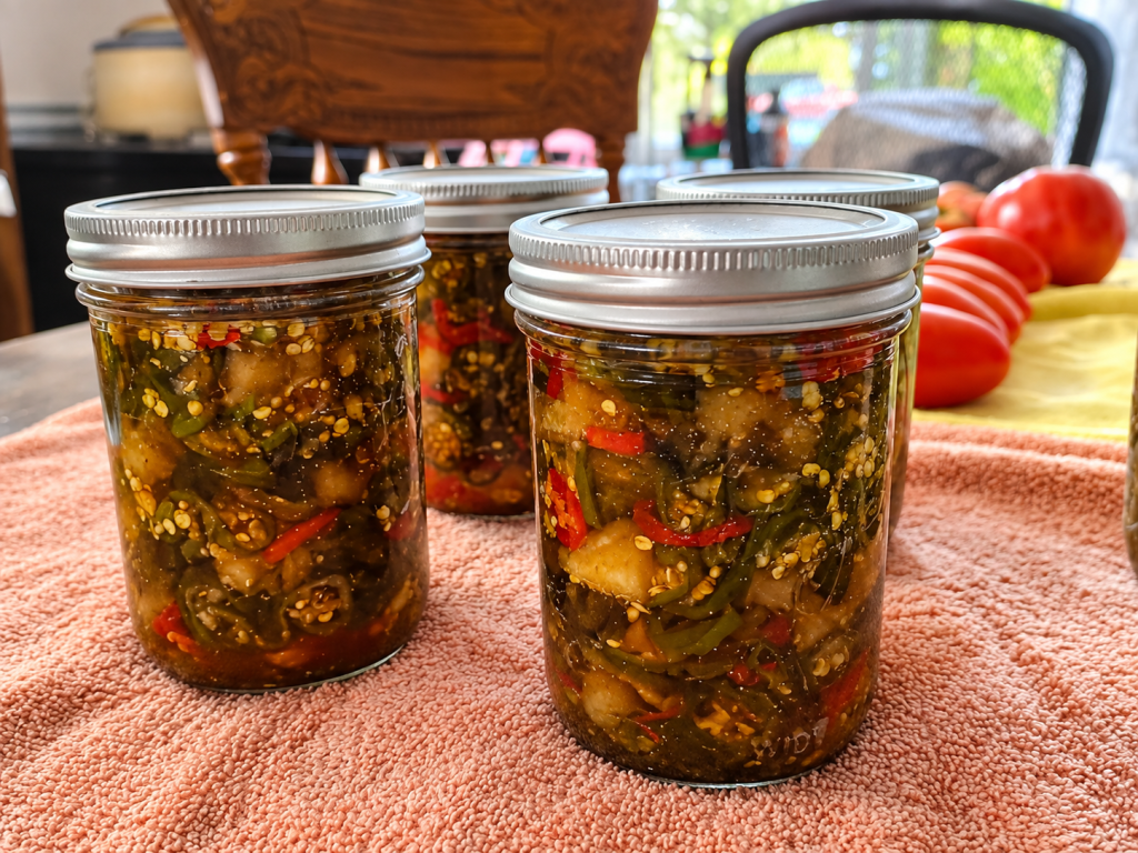 Jars of cowboy candy